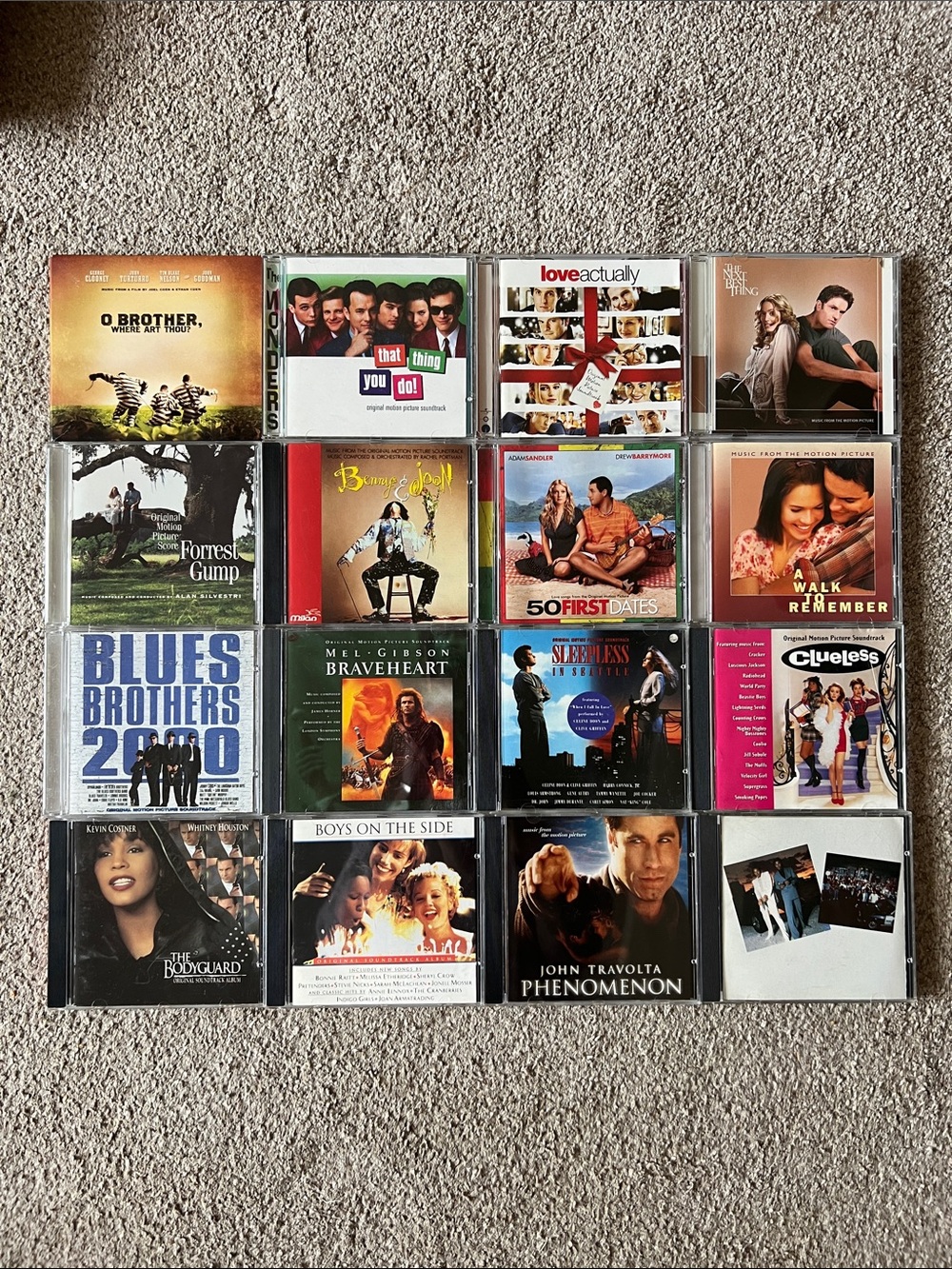 Lot of x16 soundtrack cds / 90’s & early 2000’s music / movies & tv